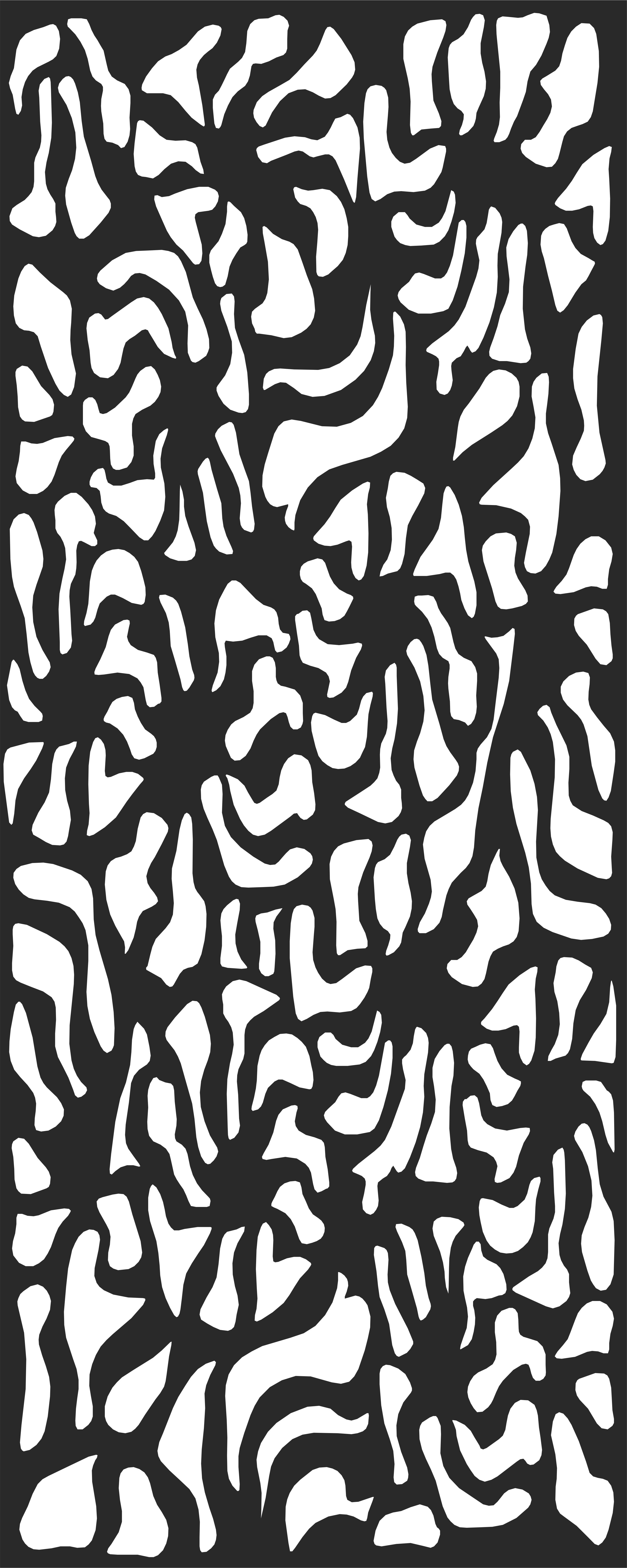 Modern Floral Lattice Stencil Room Dividers Pattern Free DXF File