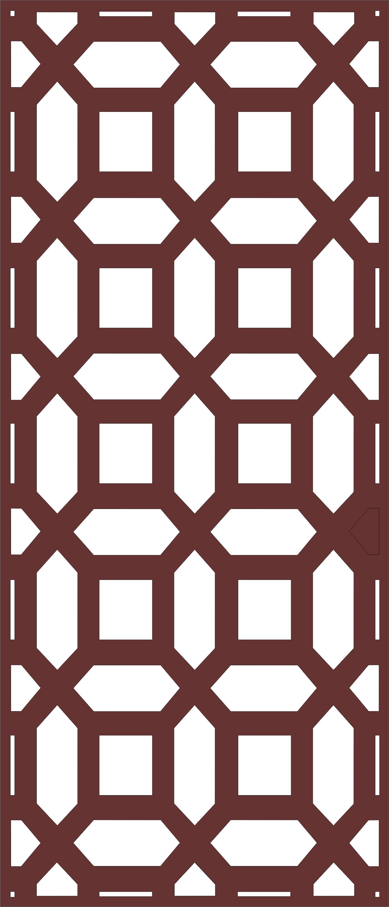 Modern Panel Room Divider Seamless For Laser Cut Free Vector File