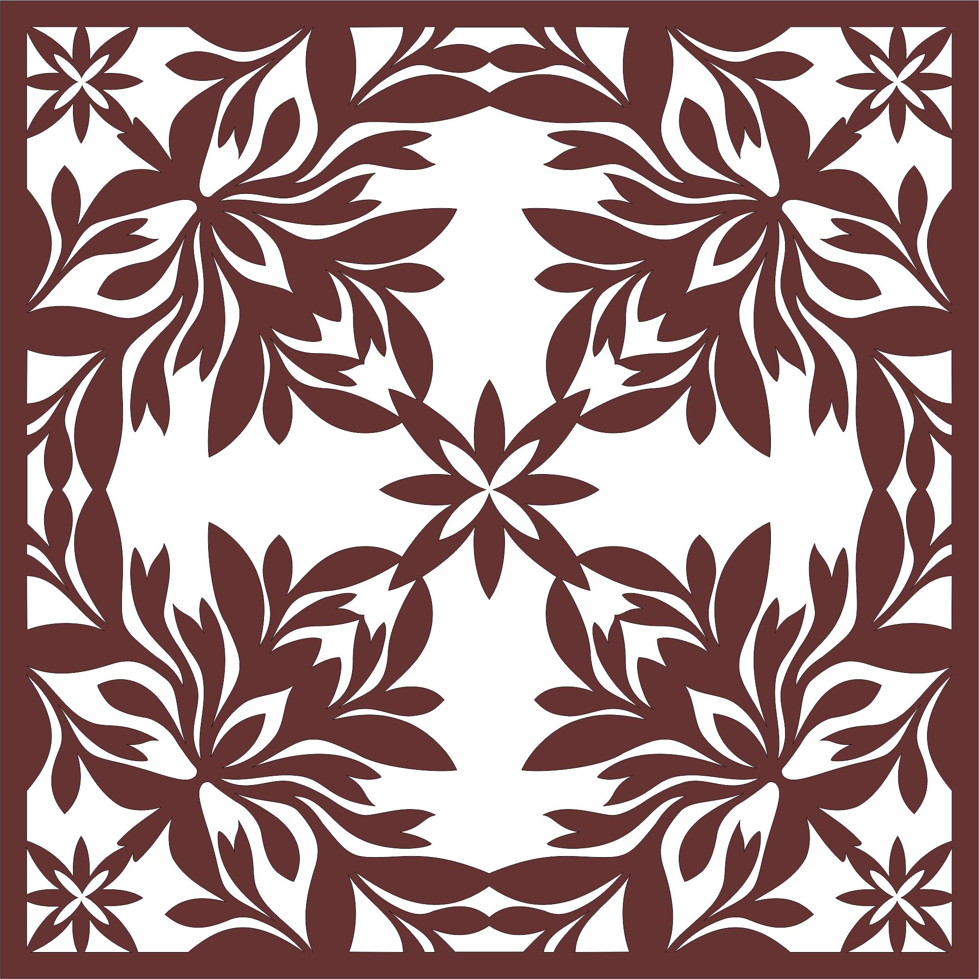 Modern Privacy Partition Indoor Panel Jali Design For Laser Cutiing Free Vector File