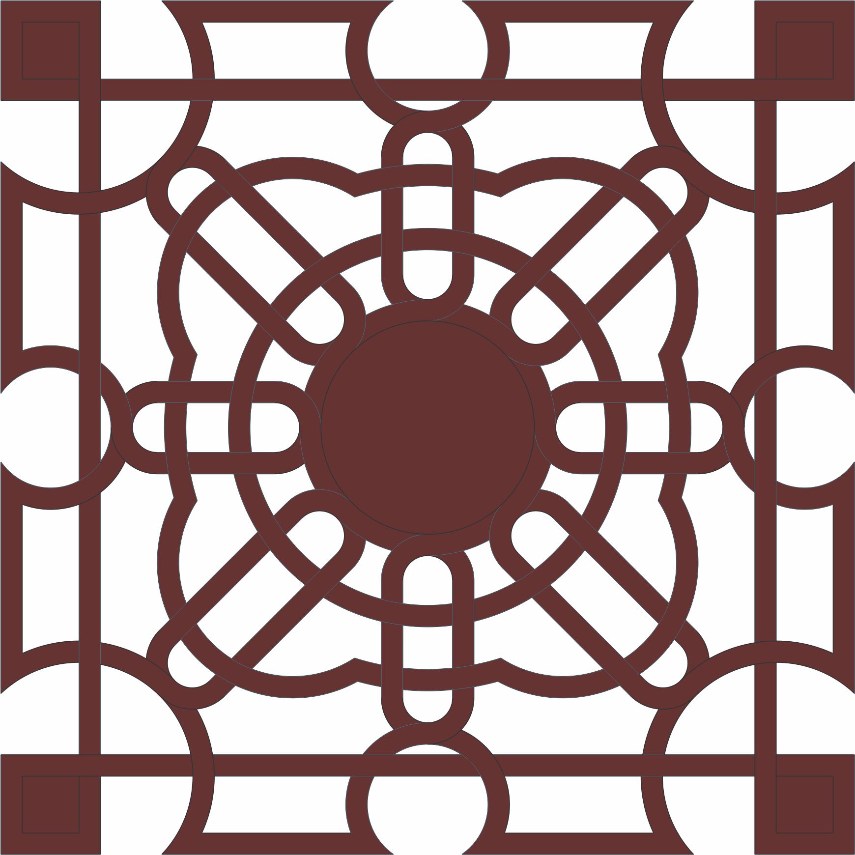Modern Privacy Partition Indoor Panels Grill Room Divider For Laser Cut Free Vector File