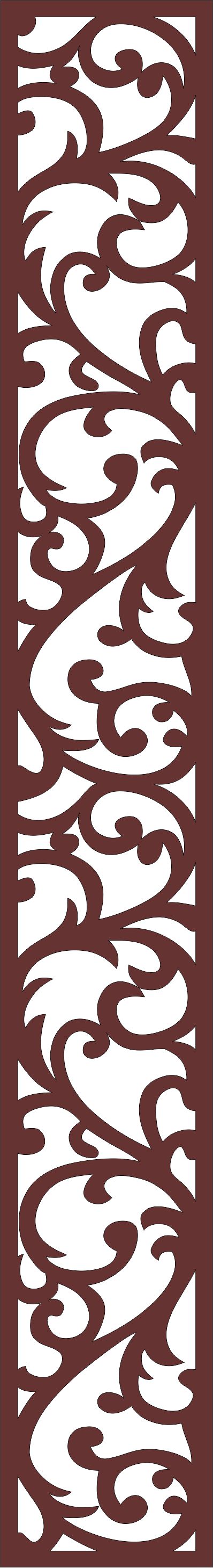 Modern Privacy Partition Indoor Panels Lattice Room Divider For Laser Cut Free Vector File