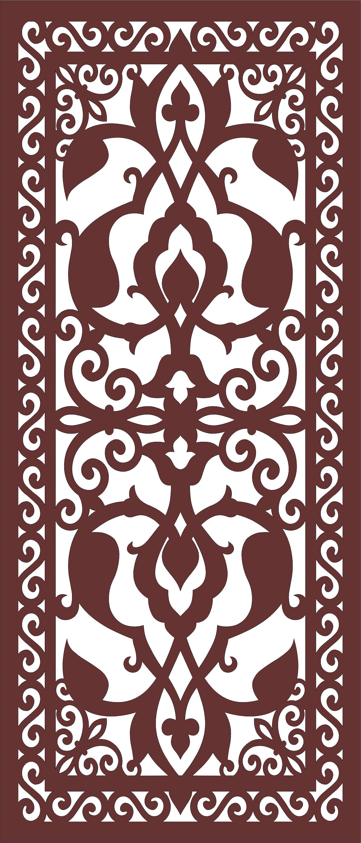 Modern Privacy Partition Indoor Panels Room Divider Seamless For Laser Cut Free Vector File