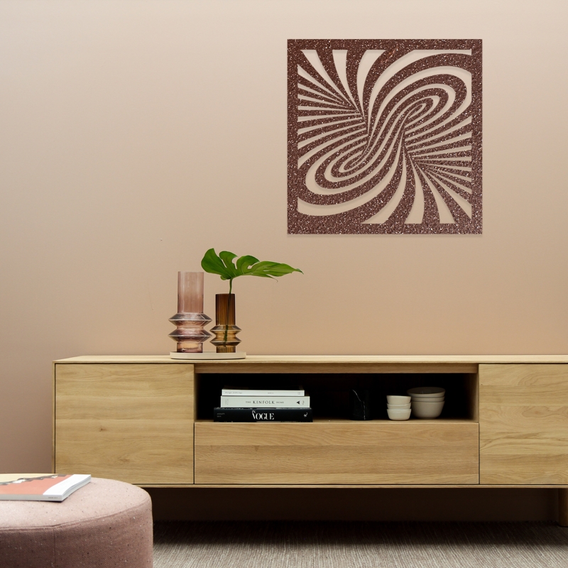 Modern Wall Decor Optical Illusion For Laser Cutting Free Vector File