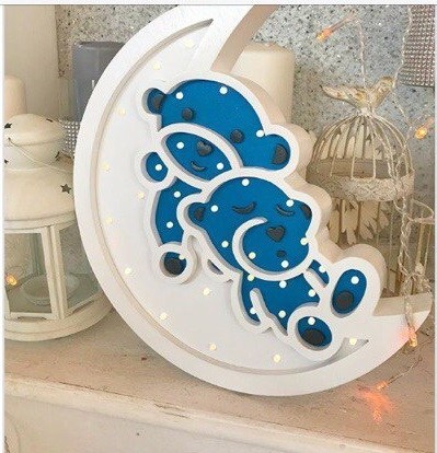 Monkey Led Night Light Cnc Laser Cutting Free Vector File