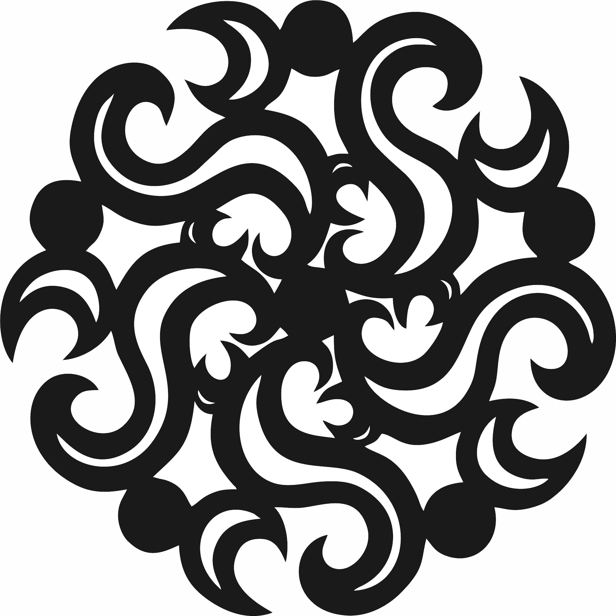 Motifs Circle Pattern For Laser Cut Free Vector File