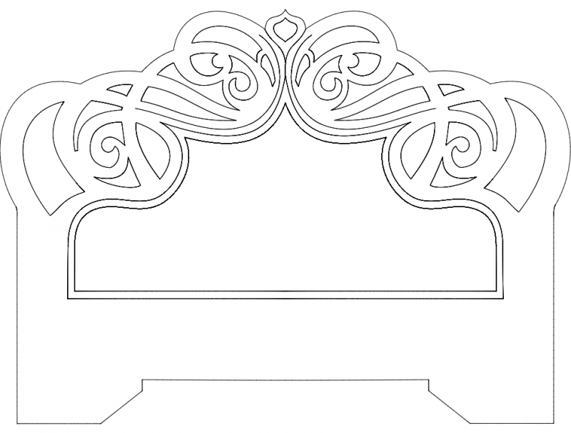 Muslum Yatakba Free DXF File