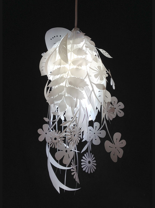 Natural Canvas lampshade1 Laser Free DXF File