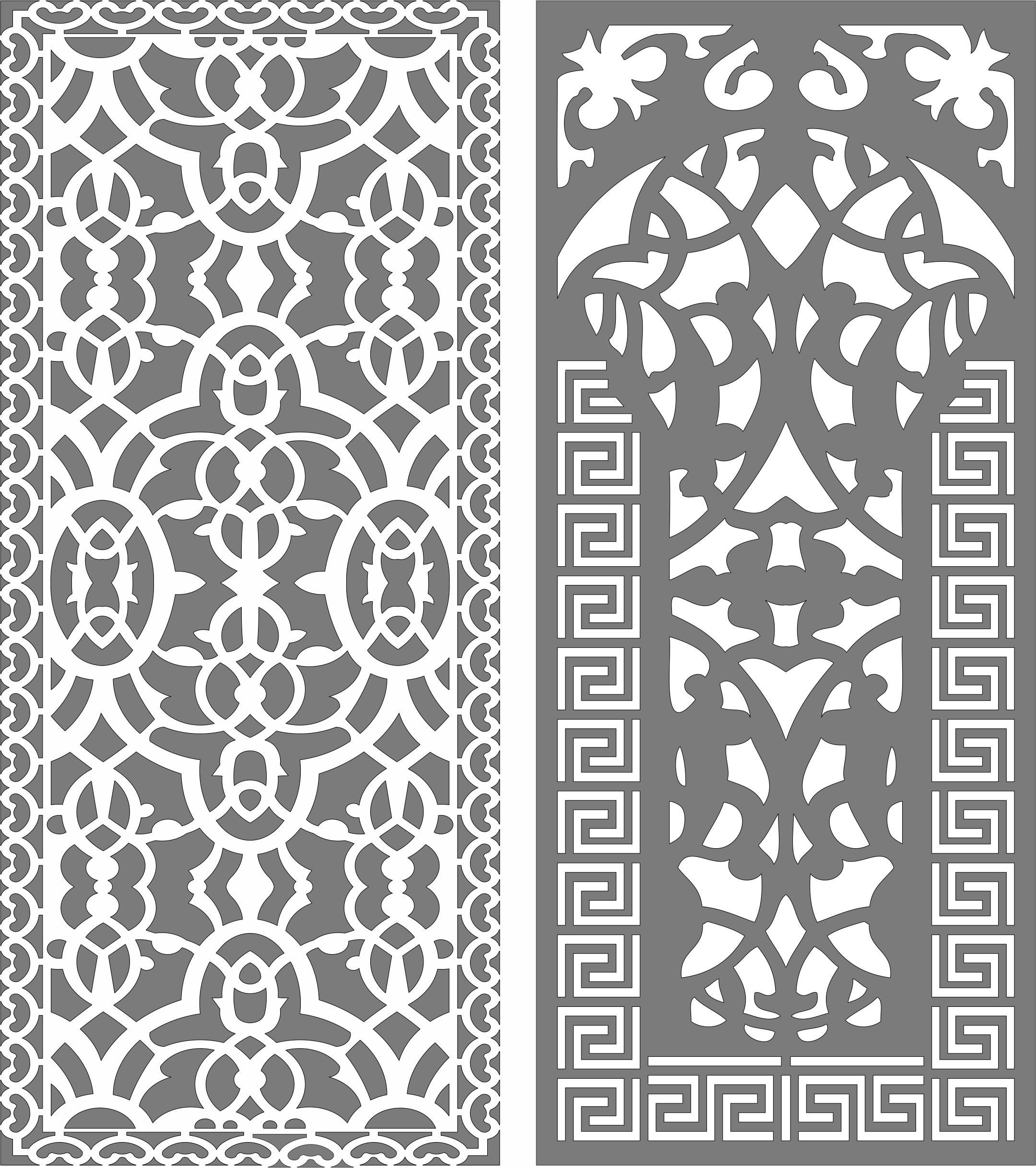 New Panel Screen Room Dividers For Laser Cut Free Vector File