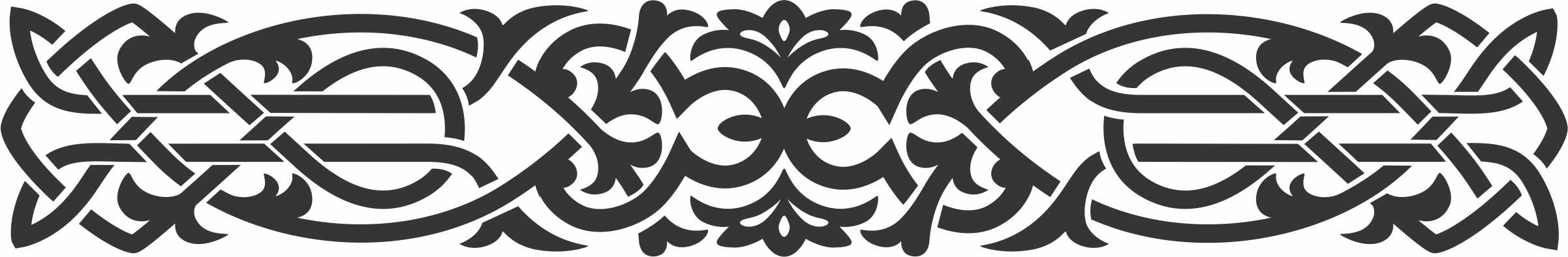 Ornamental Design Border Free Vector File