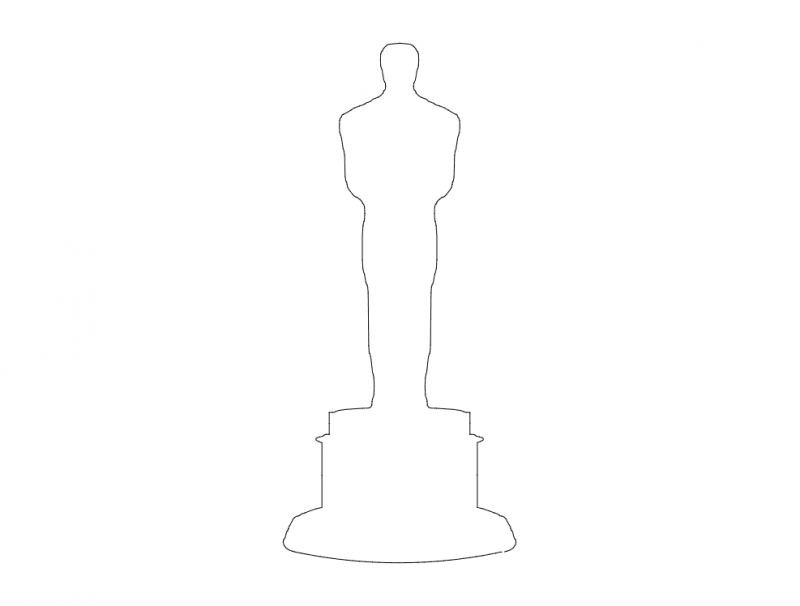 Oscar Logo Free DXF File