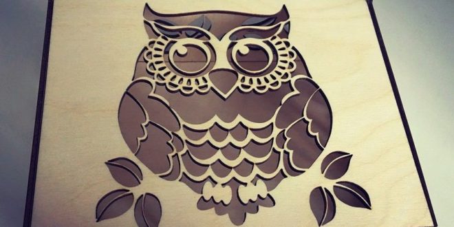 Owl Box For Laser Cut Free DXF File