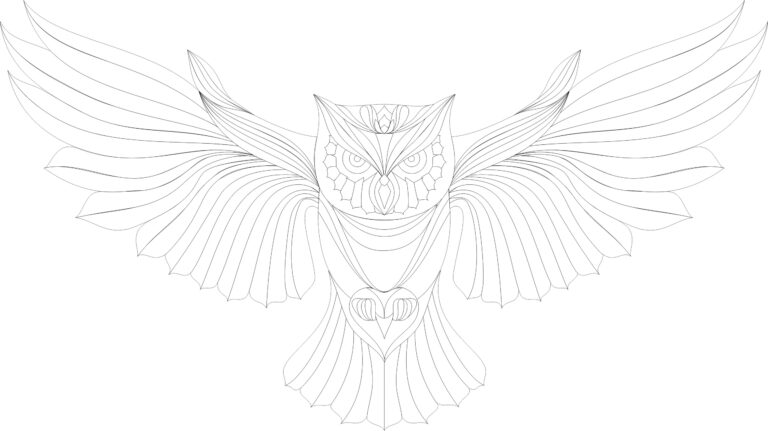 Owl Ornament For Laser Cut Free Vector File