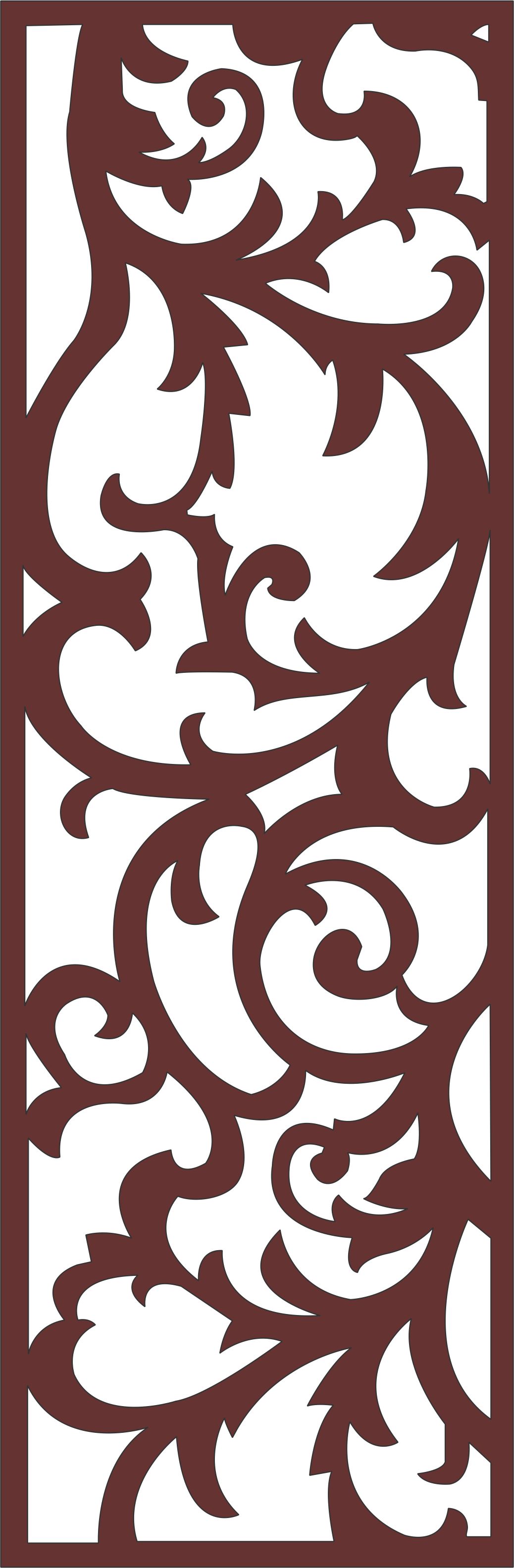 Panel Jali Room Divider For Laser Cut Free Vector File