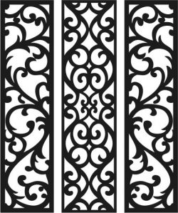 Panel Seamless Theme For Laser Cut Cnc Free Vector File