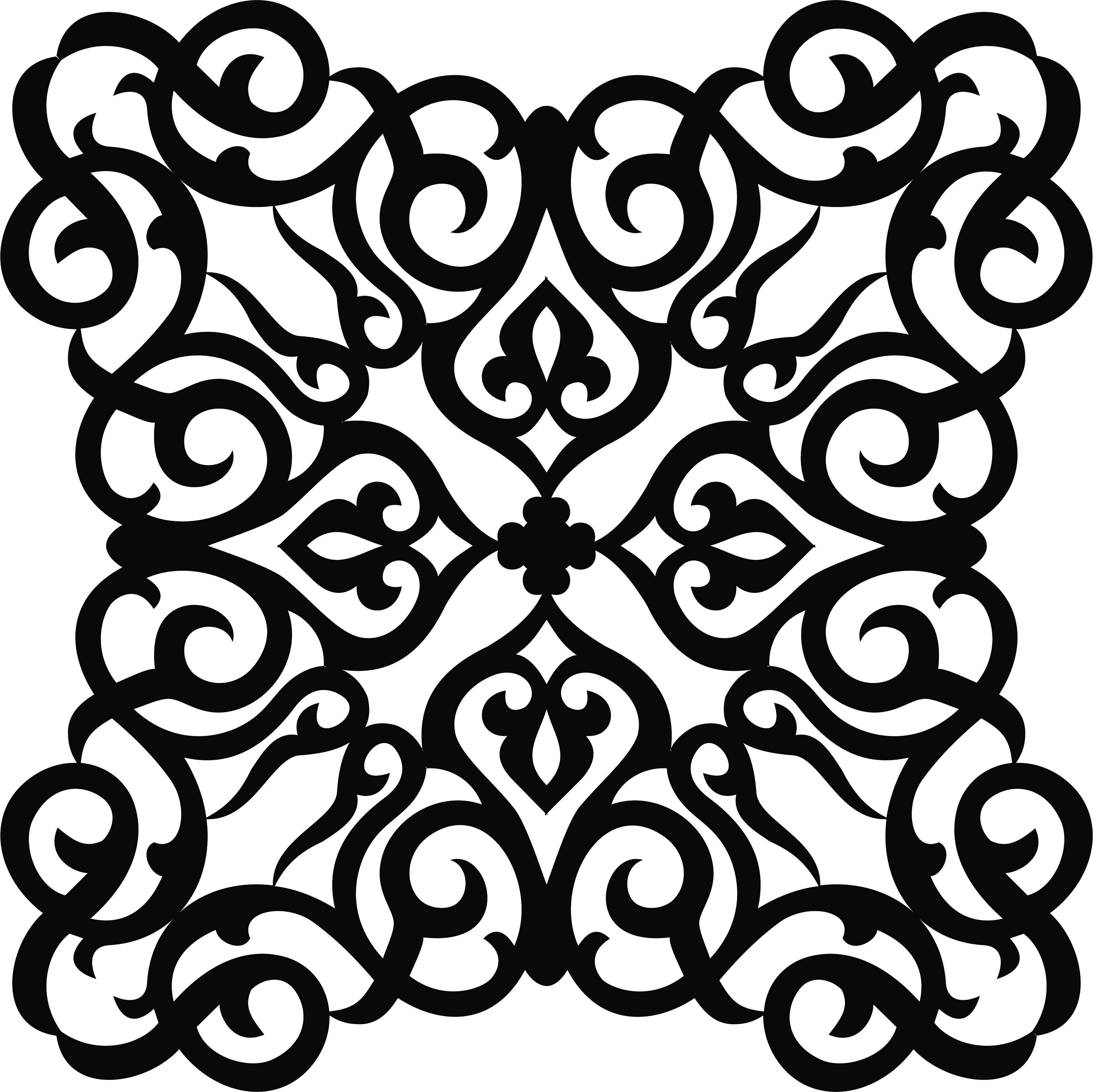 Panels Floral Lattice Stencil Room Divider For Laser Cut Free Vector File