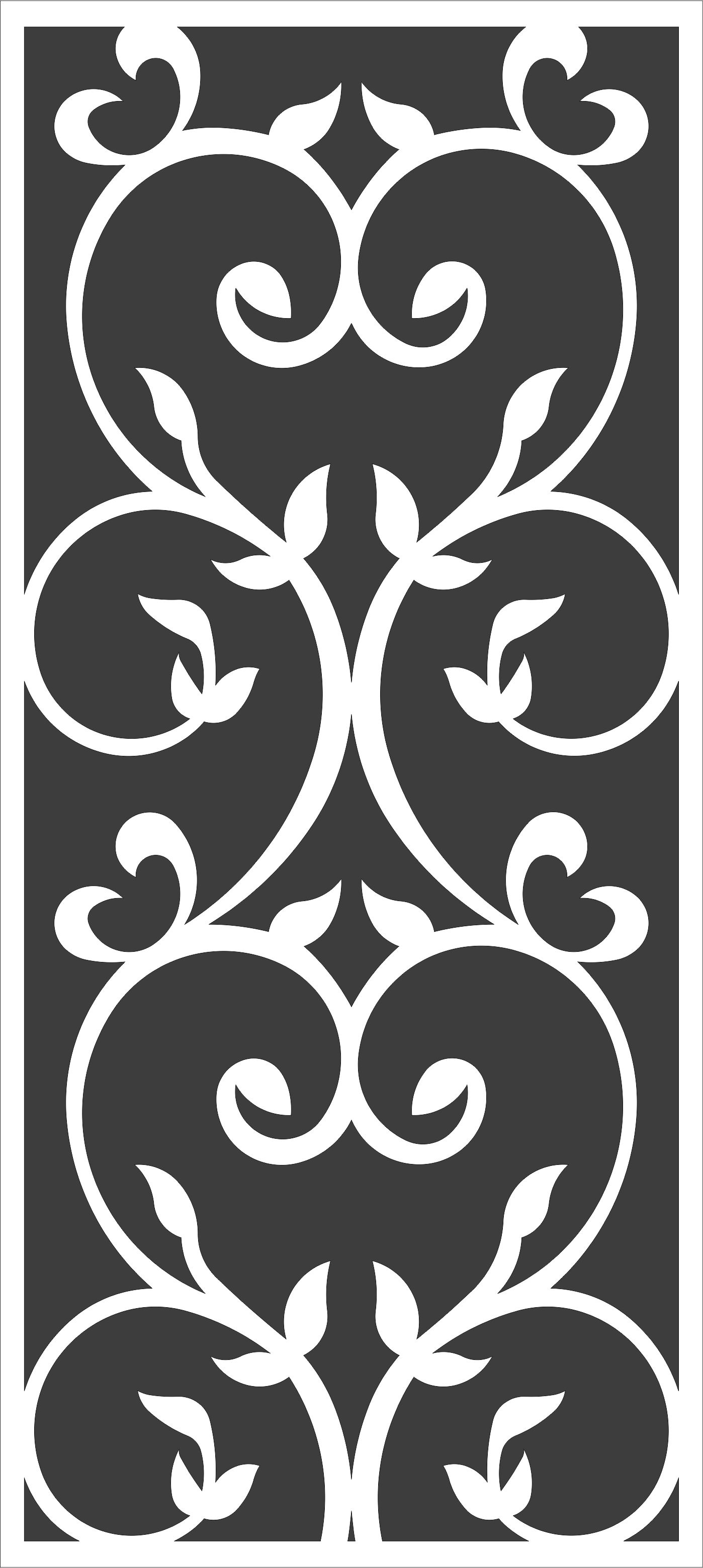 Panels Floral Lattice Stencil Room Divider Patterns For Laser Cut Free Vector File