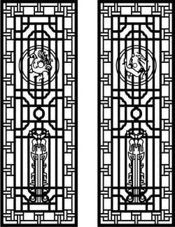 Panels Floral Lattice Stencil Room Divider Seamless Designs Set For Laser Cut Free Vector File
