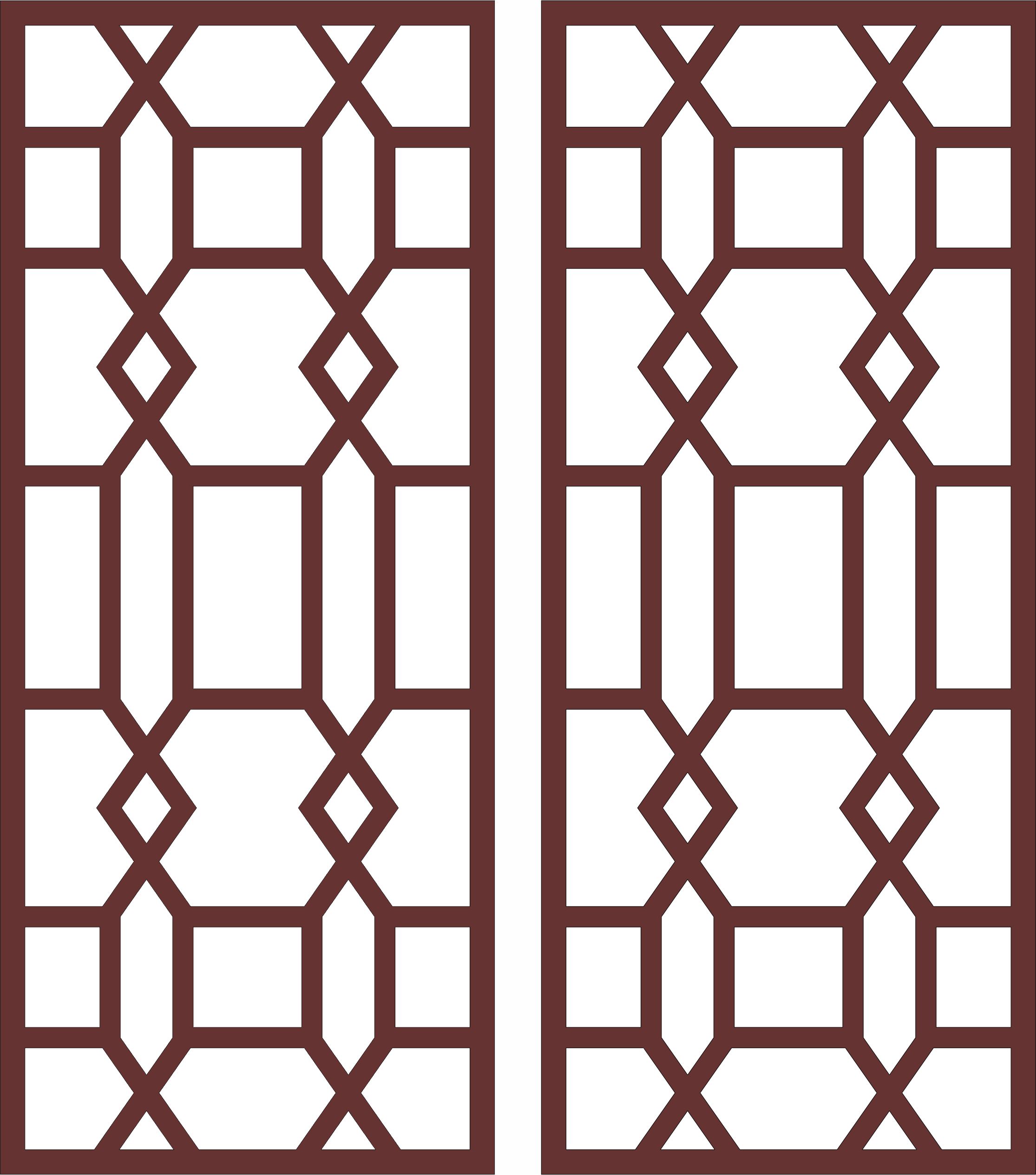 Panels Room Divider Jali Seamless For Laser Cut Free Vector File