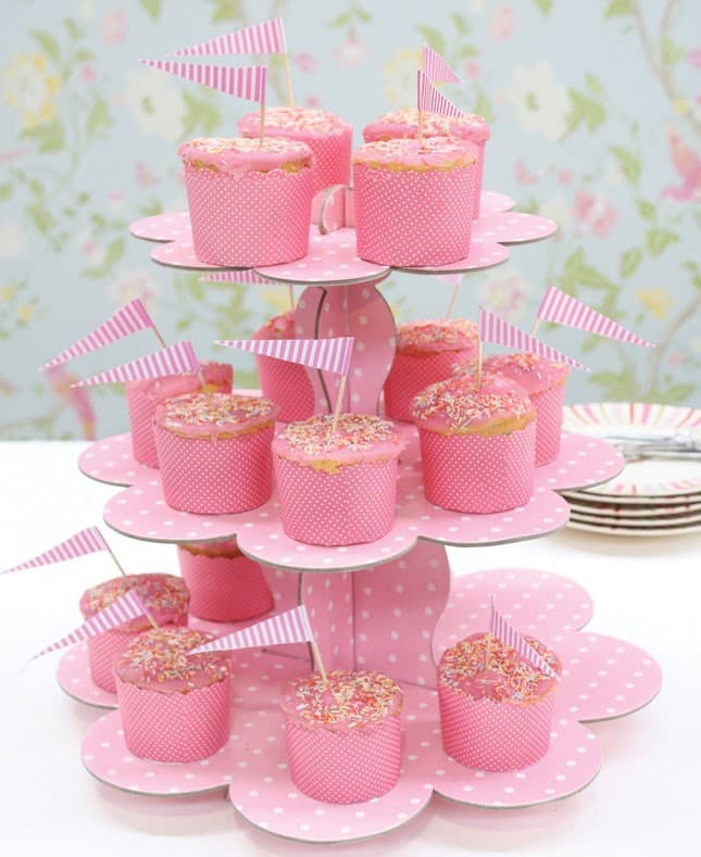 Party Cup Cake Stand For Laser Cutting Free Vector File