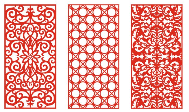 Pattern Screen Panel 1552 Free Vector File