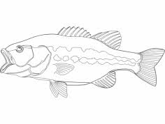 Peixe Fish Free DXF File