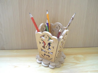 Pencils Holder Free Vector File