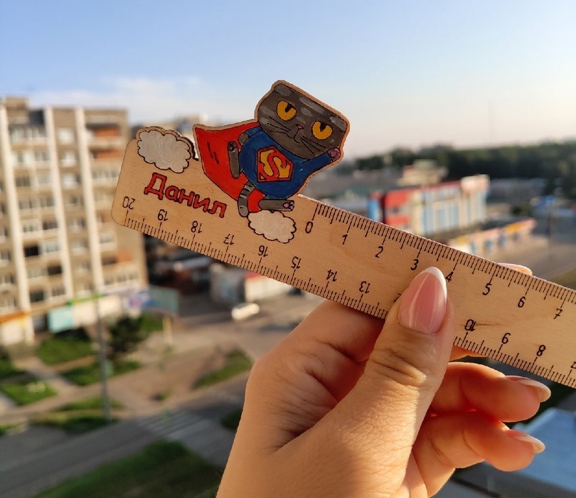 Personalized Kids Rulers Laser Cut Free Vector File