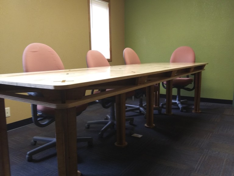 Plywood Conference Table 10 X 4 Ft For Laser Cut Free DXF File