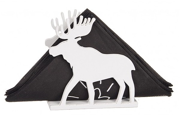 Plywood Moose Napkin Holder Template Mockup Laser Cutting Free Vector File