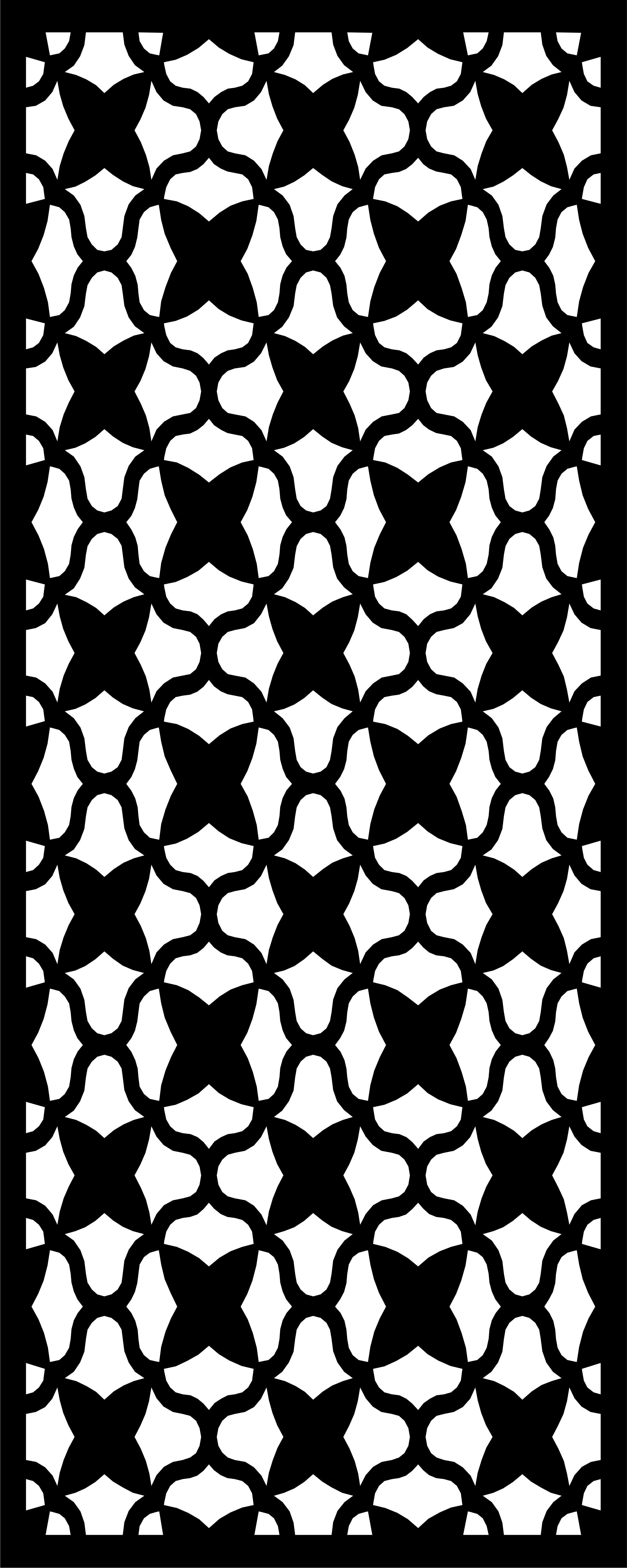 Privacy Floral Lattice Stencil Separator Indoor Outdoor For Laser Cut Free Vector File