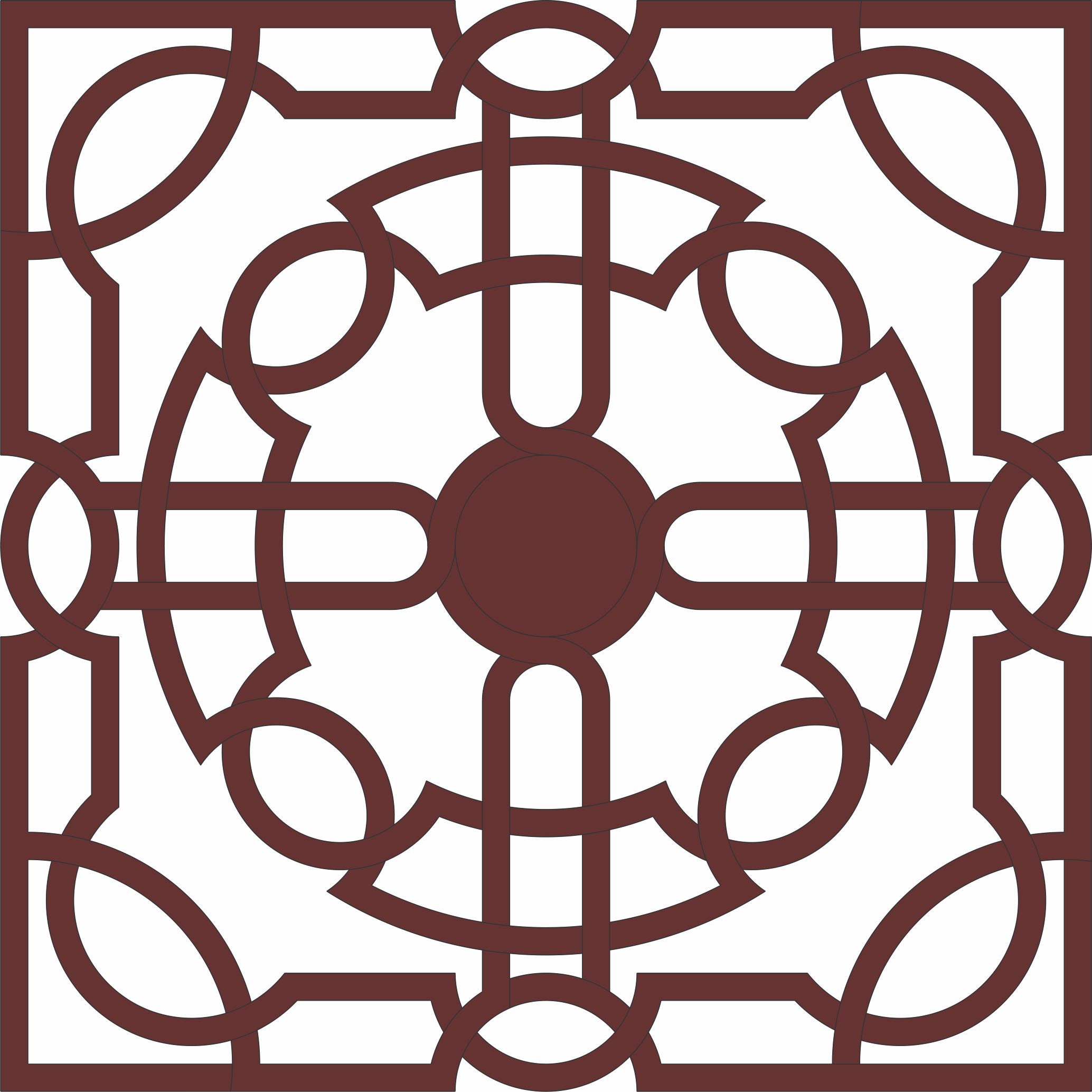 Privacy Grill Separator Indoor Outdoor Design For Laser Cut Free Vector File