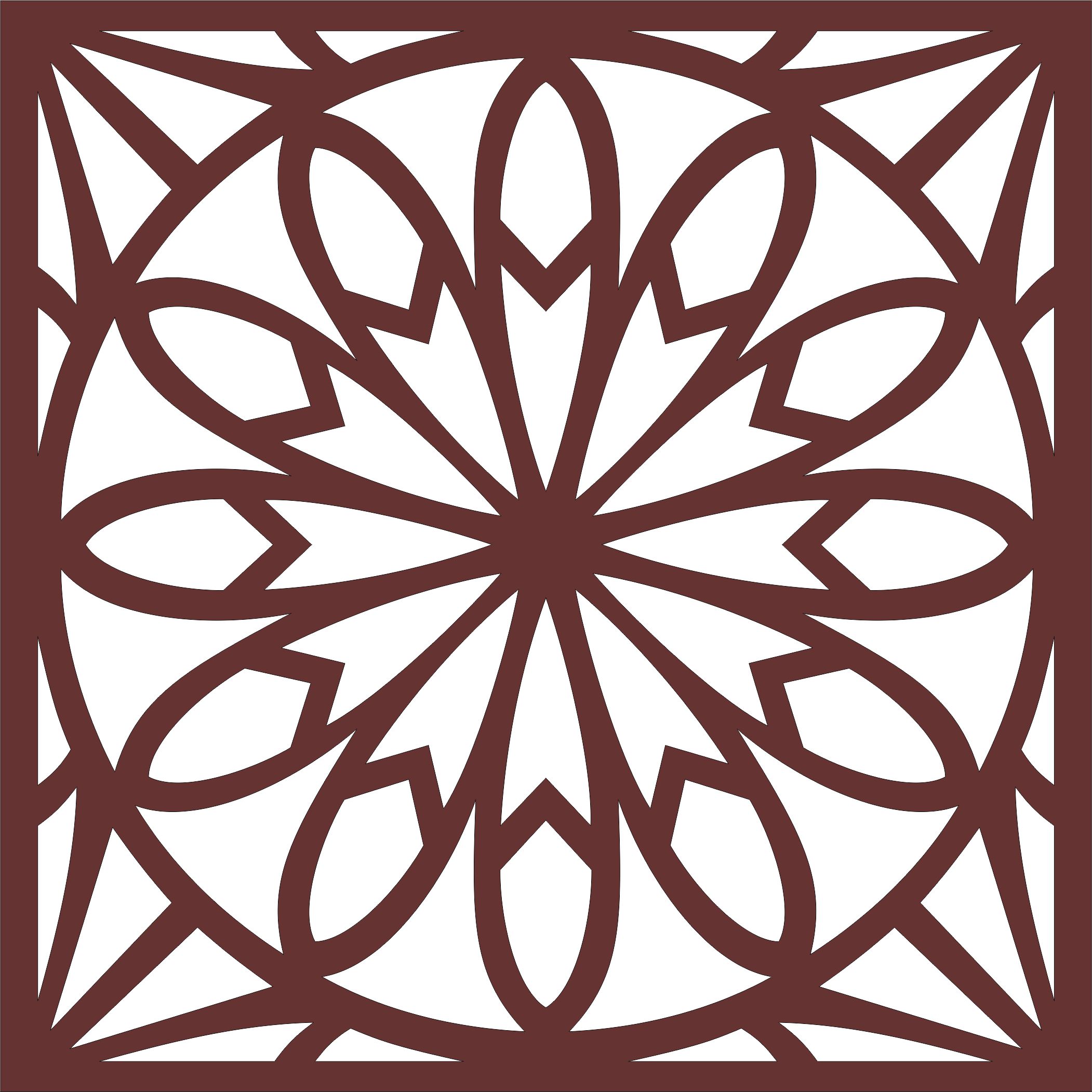 Privacy Partition Indoor Panel Grill Room Divider Pattern For Laser Cut Free Vector File