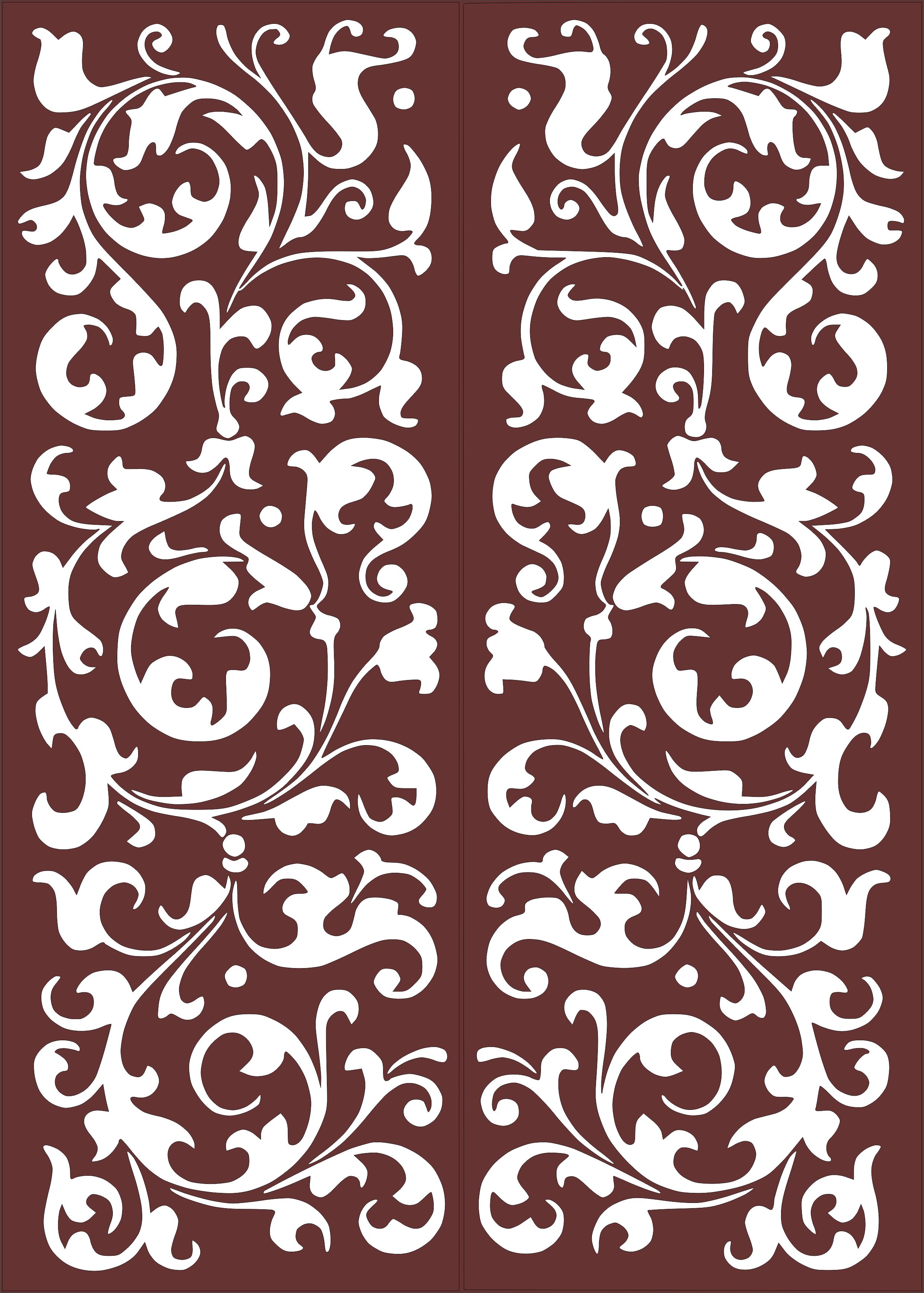 Privacy Partition Indoor Panel Room Divider Seamless Lattice Pattern Free DXF File