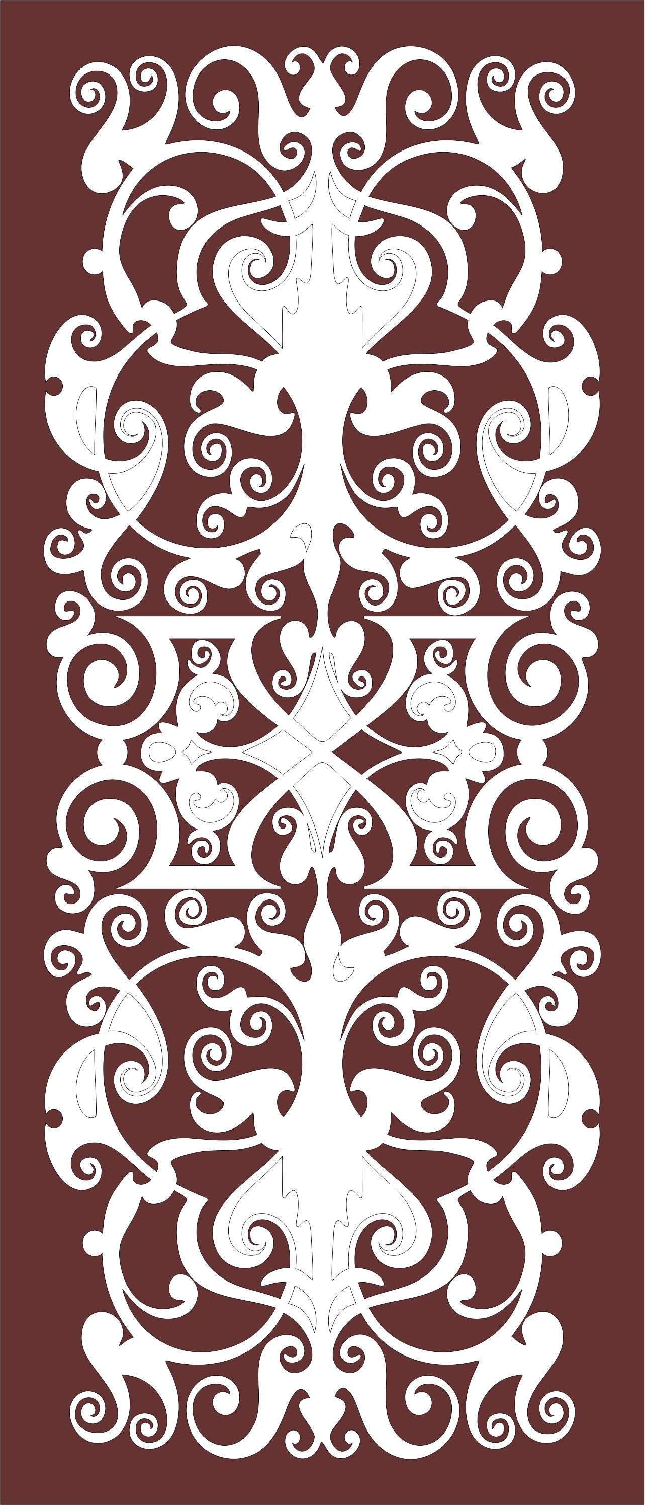Privacy Partition Indoor Panel Screen Room Divider Pattern For Laser Cut Free Vector File