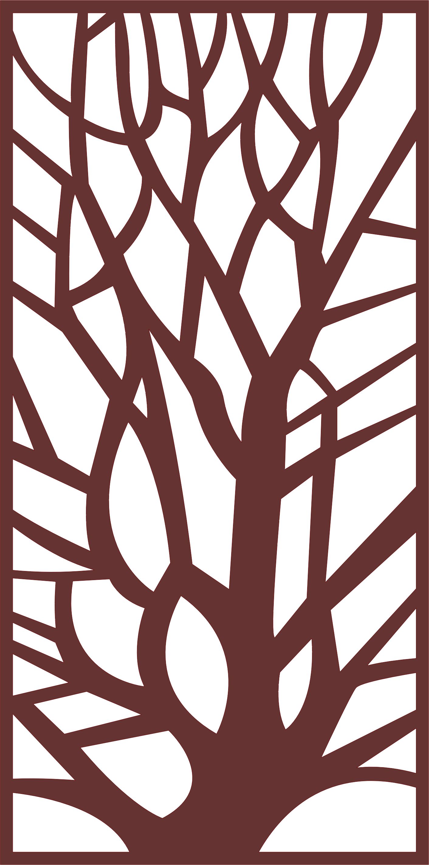 Privacy Partition Indoor Panel Screen Room Divider Seamless Design Cnc Laser Cutting Free DXF File