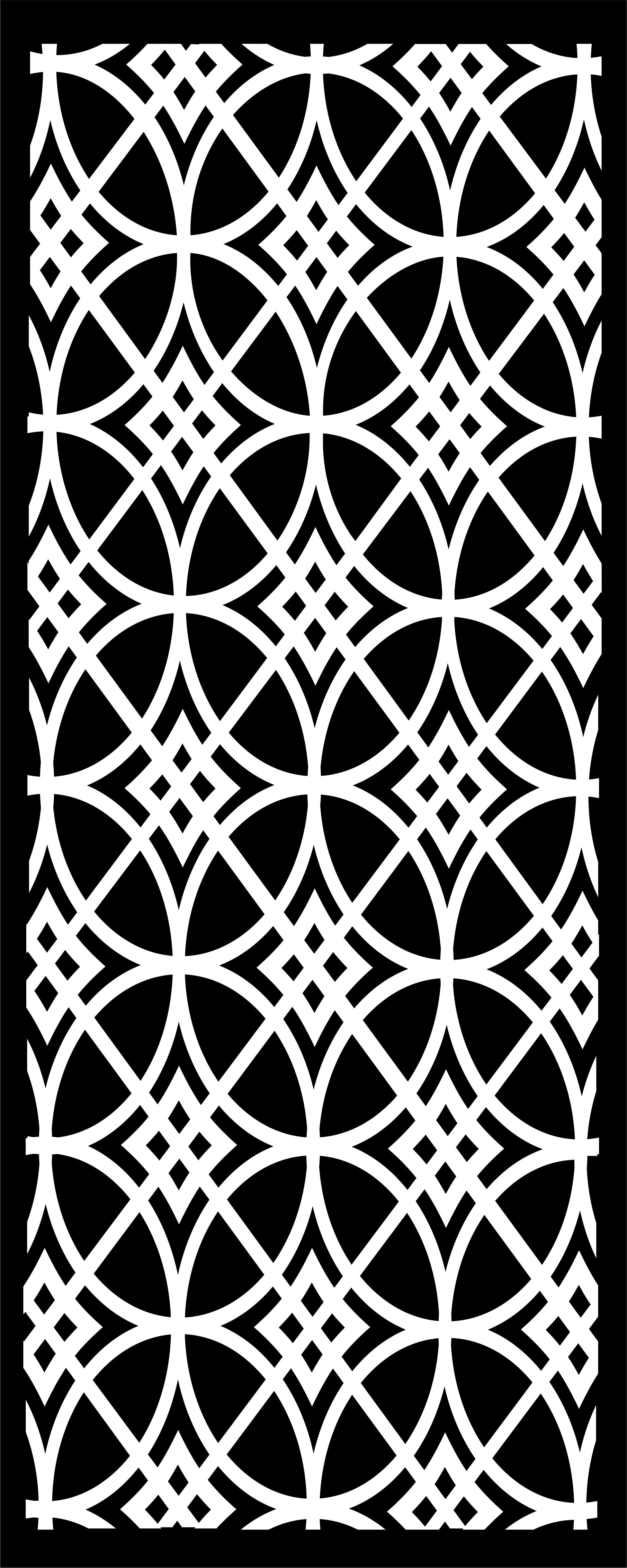 Privacy Partition Indoor Panels Floral Lattice Stencil Room Divider For Laser Cutting Free Vector File