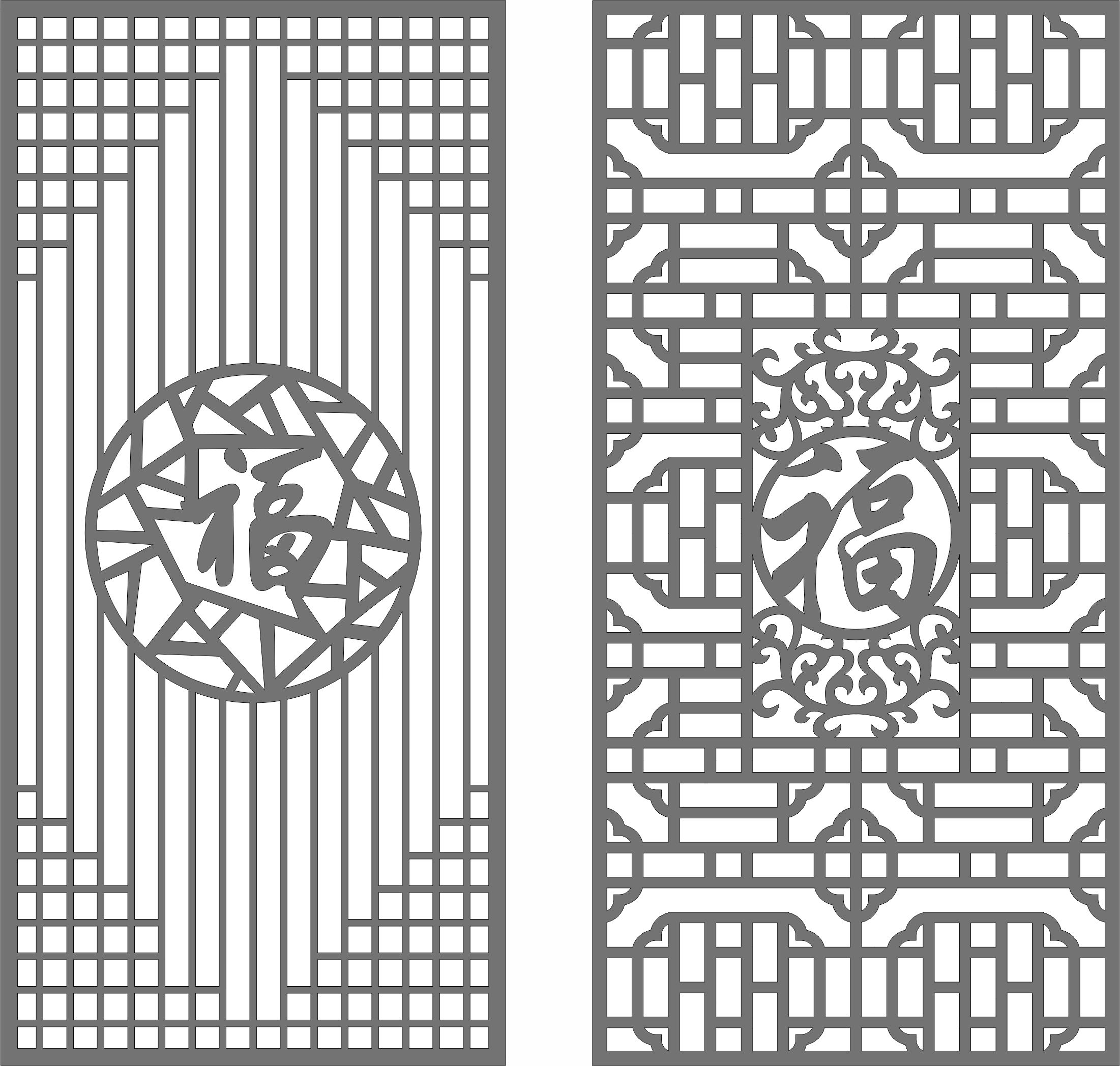 Privacy Partition Indoor Panels Screen Room Dividers For Laser Cut Free Vector File
