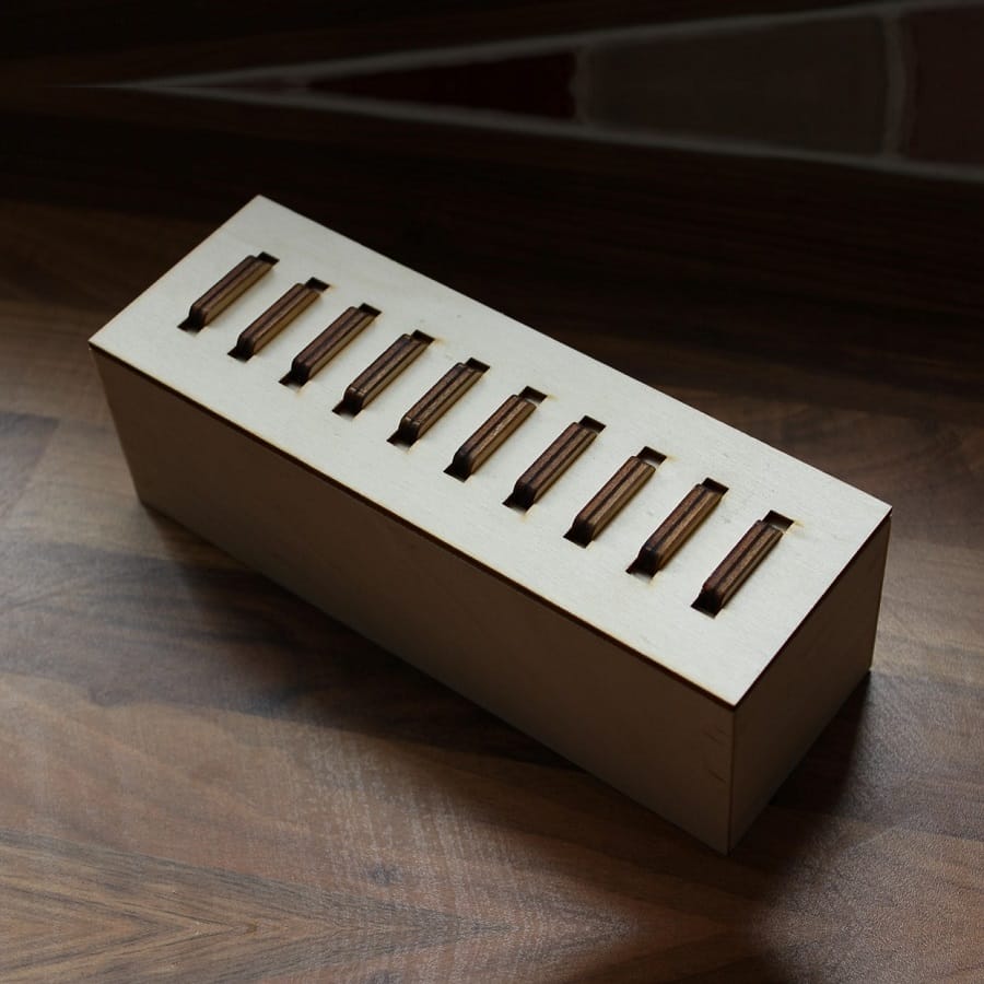 Puzzle Bottle Box Of Birch Plywood Laser Cut Free Vector File