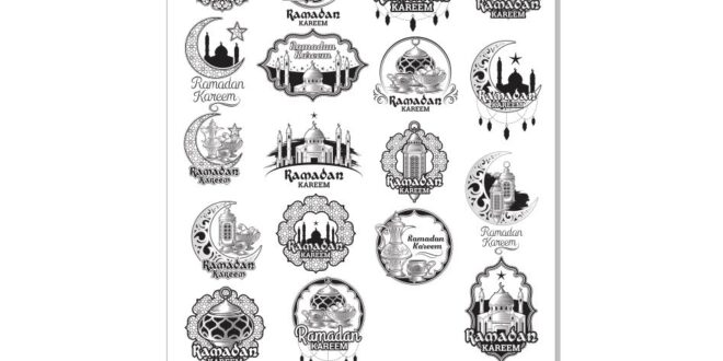 Ramadan Kareem For Laser Cut Free Vector File