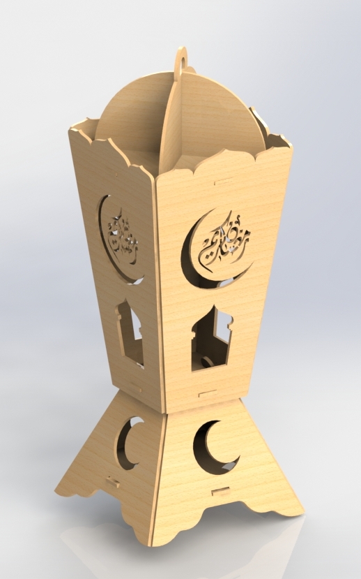 Ramadan Wood Laser Cutting Free DXF File