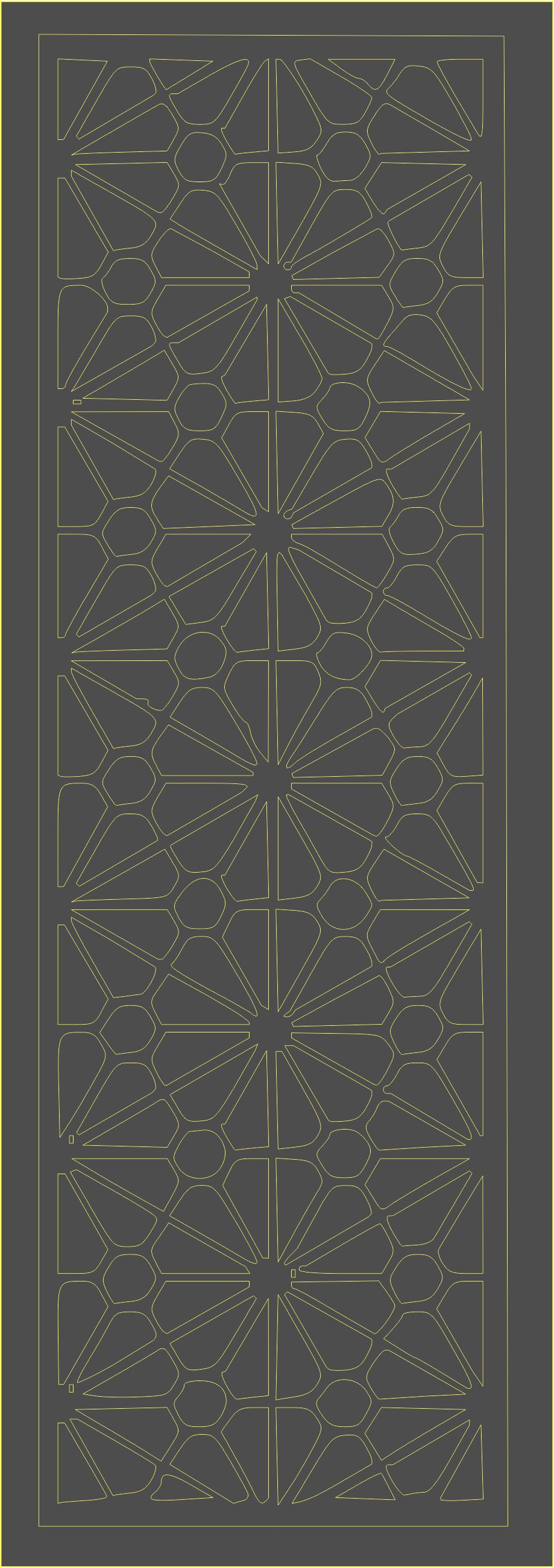 Room Divider Pattern Screen For Laser Cut Free Vector File