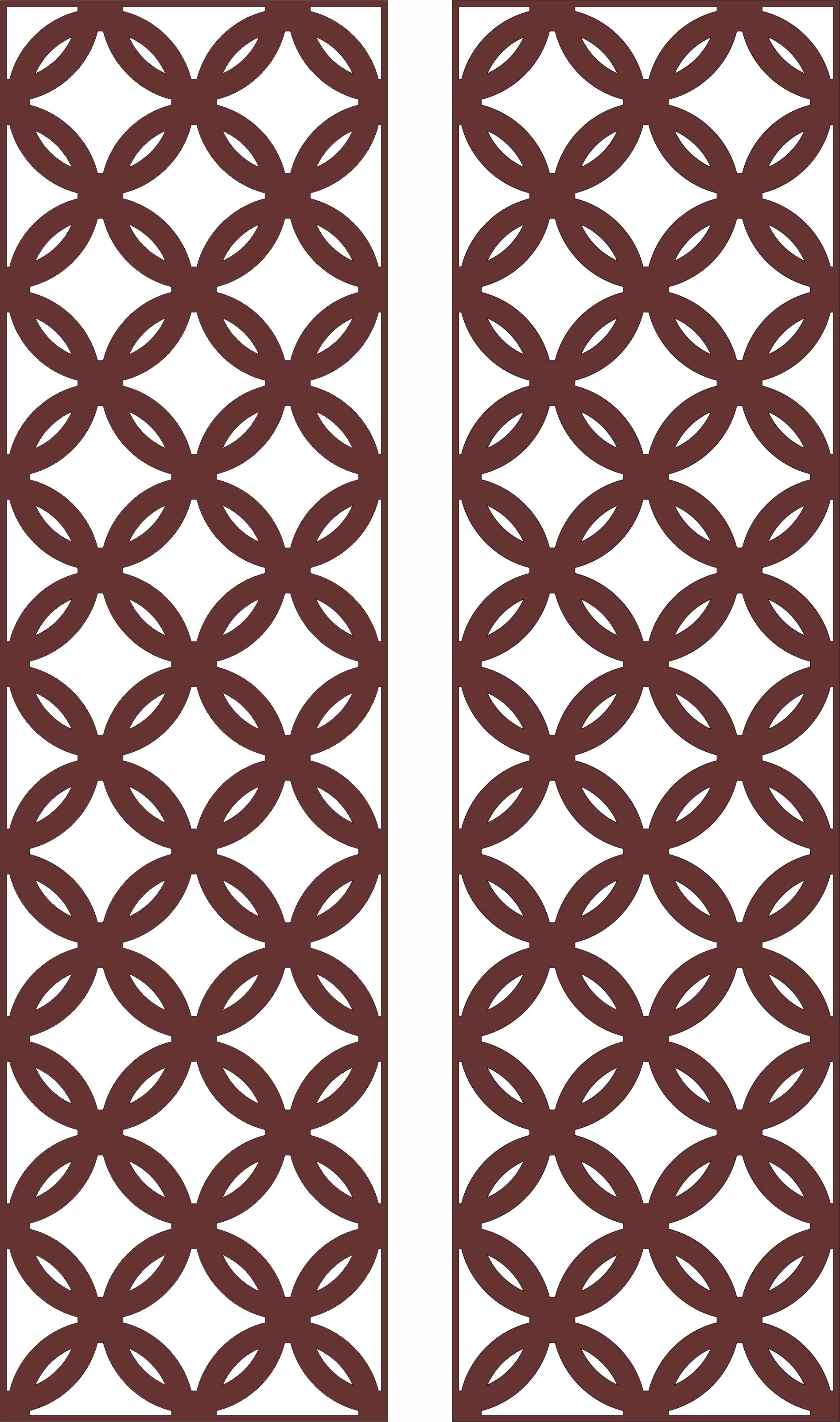 Room Divider Seamless Floral Jali Design For Laser Cut Free Vector File