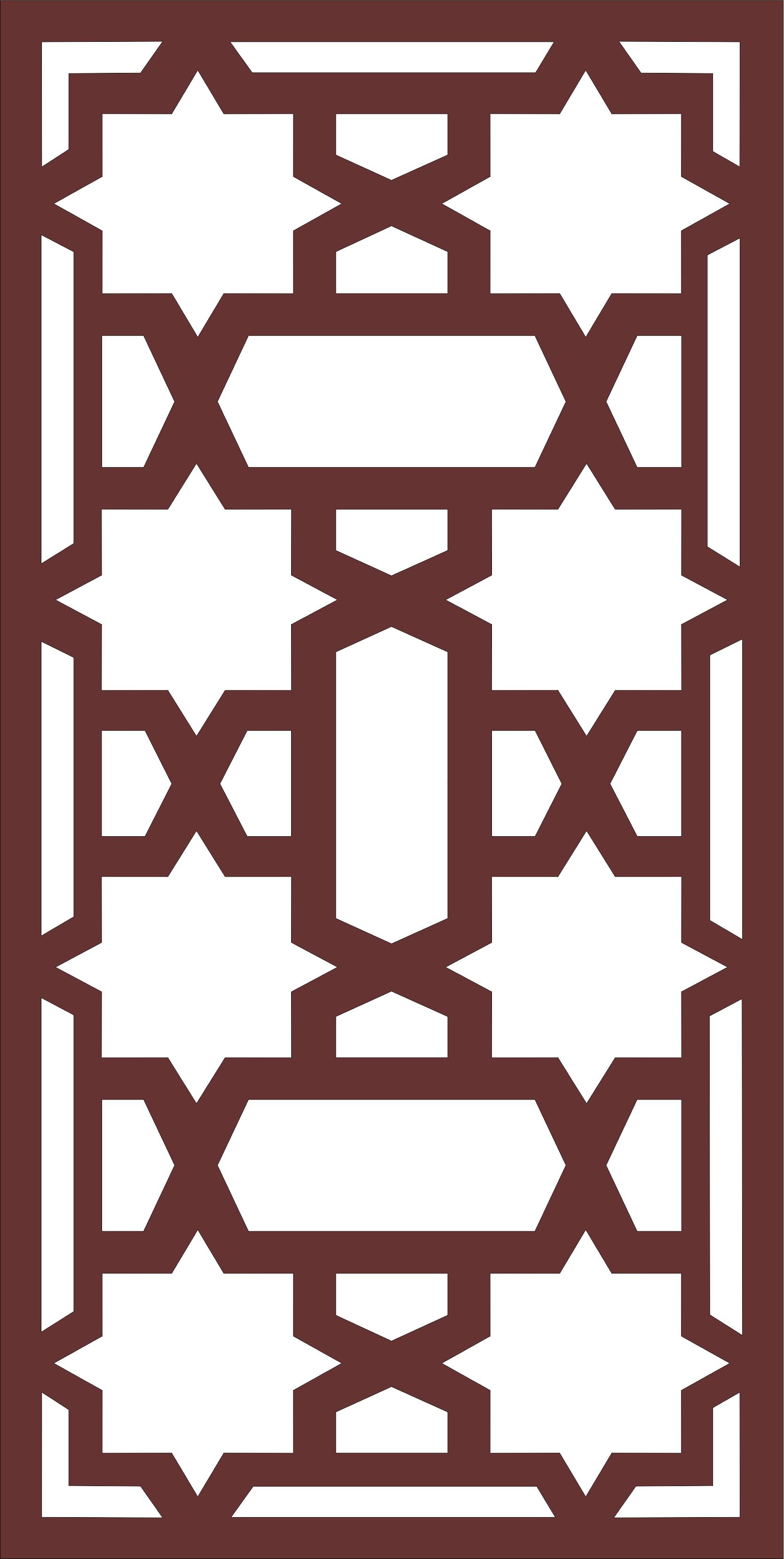 Room Divider Seamless Floral Jali For Laser Cut Free Vector File