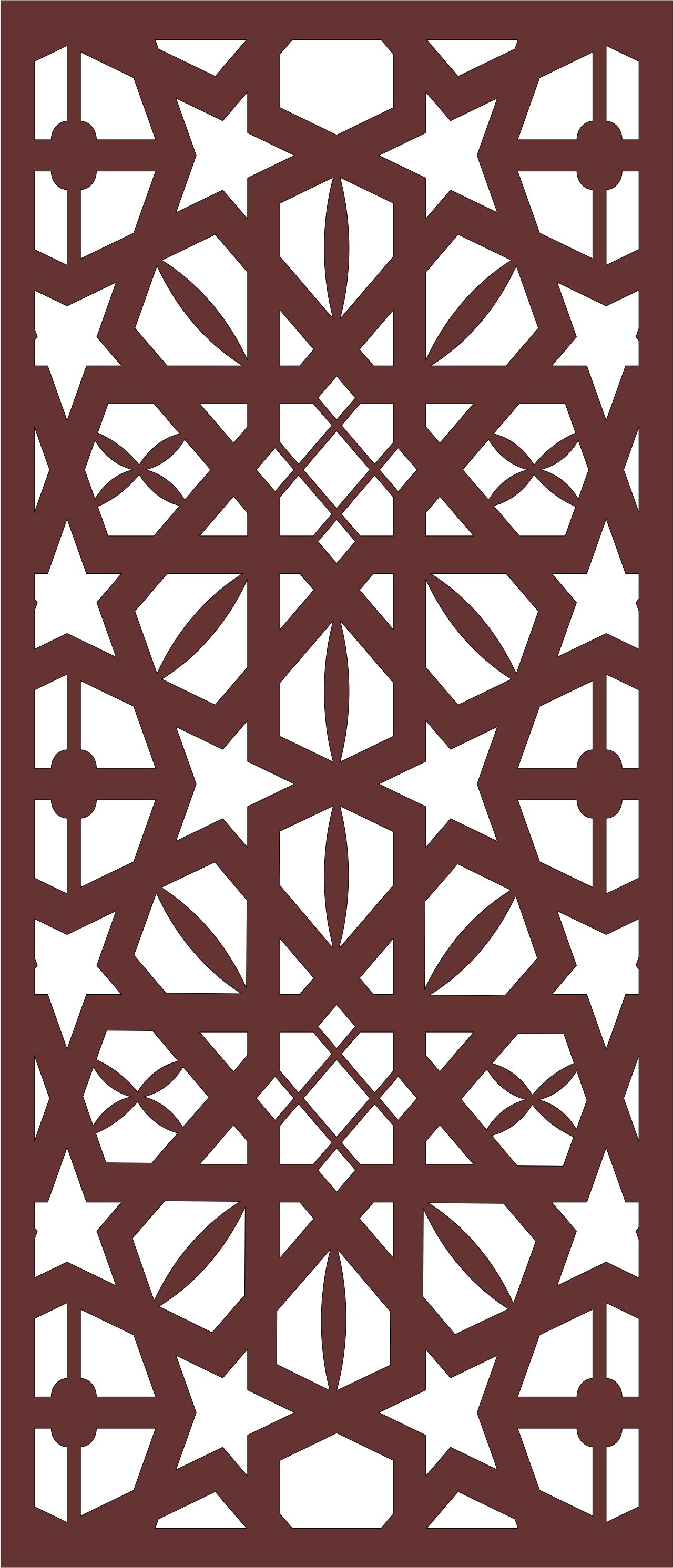 Room Divider Seamless Lattice Panel For Laser Cutiing Free Vector File