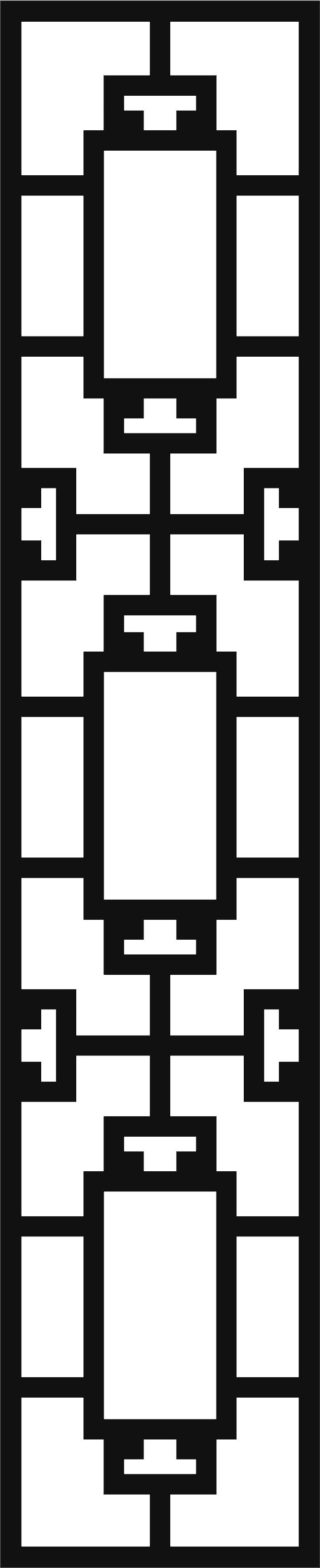 Room Divider Seamless Separator Screen Art For Laser Cutting Free DXF File