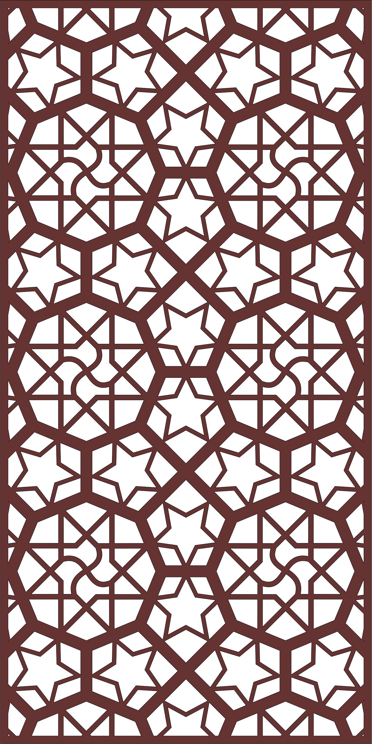 Room Divider Seamless Separator Screen Panel For Laser Cutiing Free Vector File