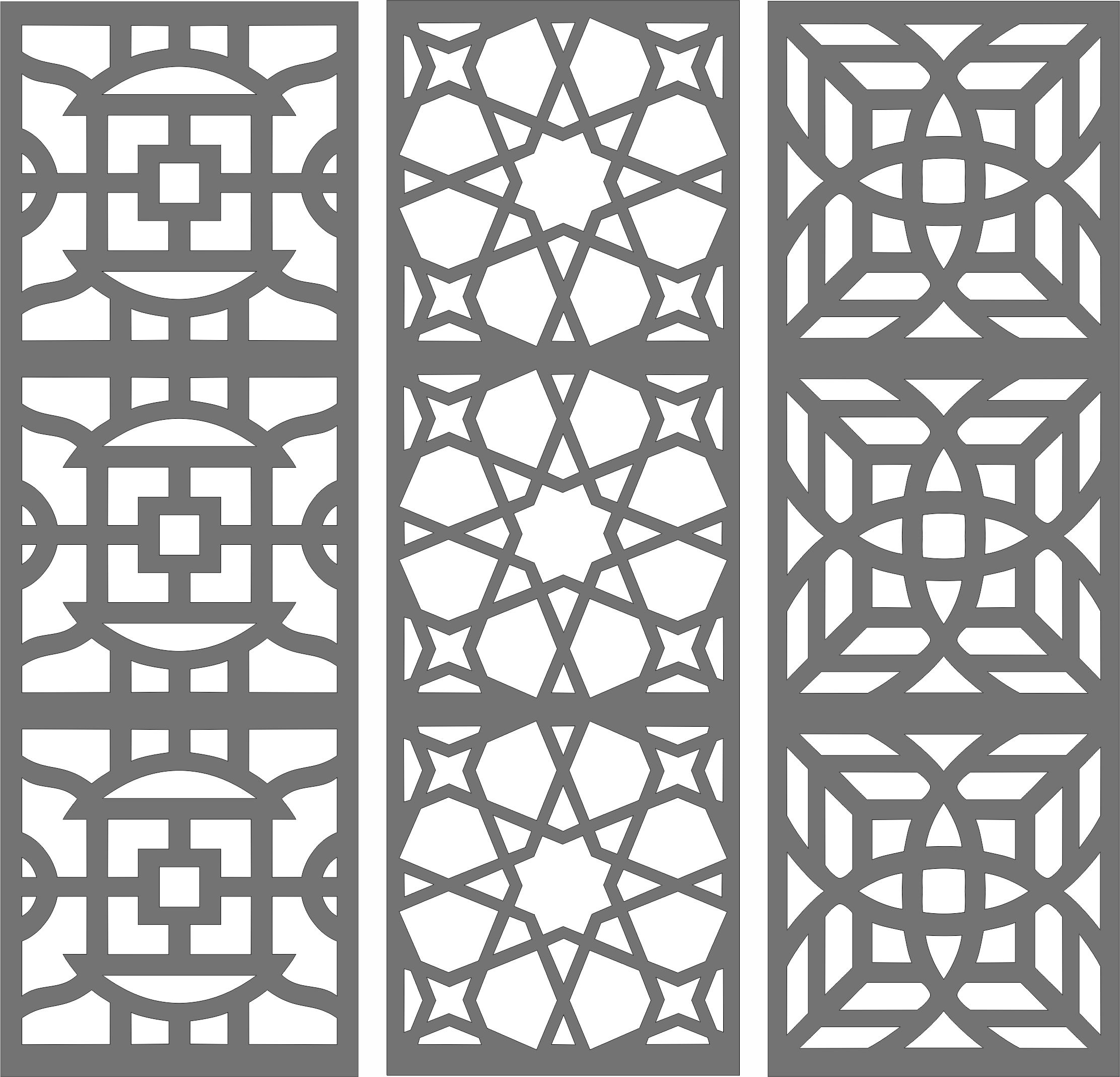 Room Grill Seamless For Laser Cut Free Vector File