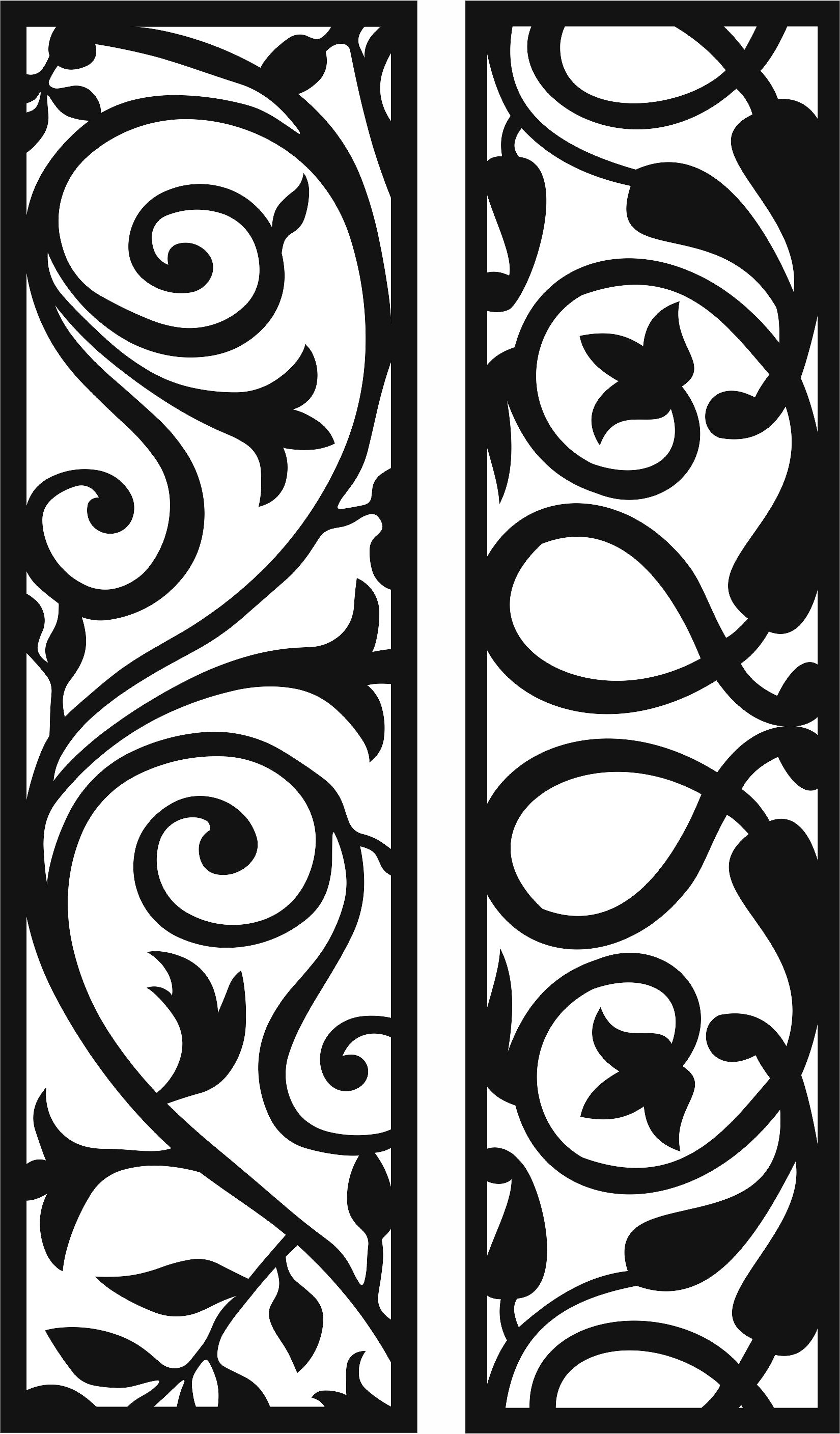 Room Screen Separator Seamless Pattern For Laser Cut Free Vector File