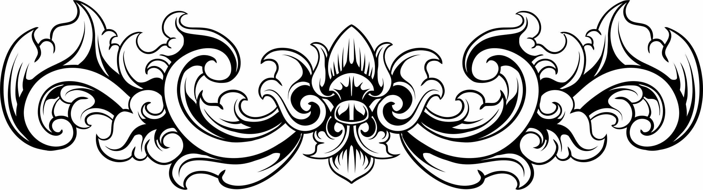 Room Seamless Jali Border Design Free Vector File