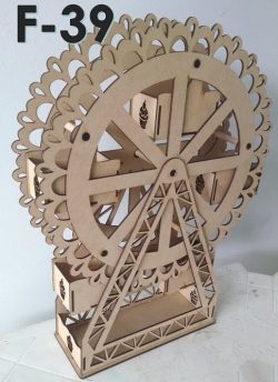 Rotating Display Shelf f39 For Laser Cut Cnc Free Vector File